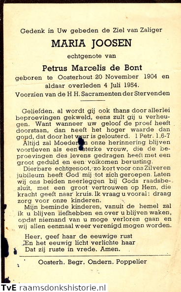Maria Joosen Petrus Marcelis de Bont