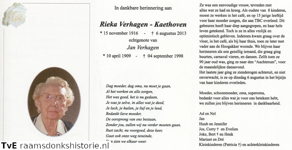 Rieka Kaethoven Jan Verhagen