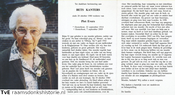 Bets Kanters Piet Evers