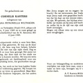 Cornelis Kanters Adriana Petronella Wilthagen