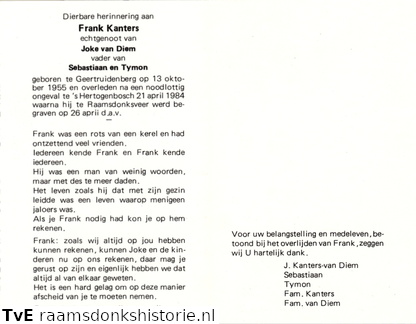 Frank Kanters- Joke van Diem
