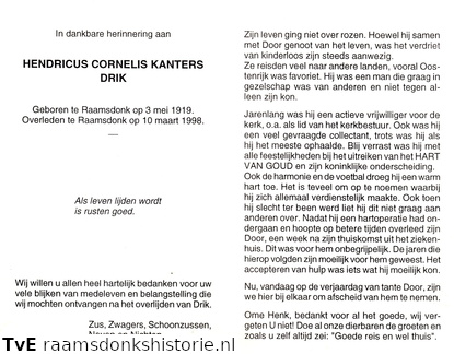 Hendricus Cornelis Kanters