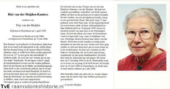 Riet Kanters Tiny van der Heijden