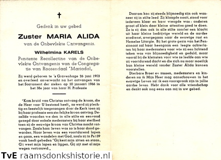 Wilhelmina Karels- non