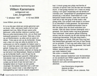 Willem Karremans Lies Jongenelen