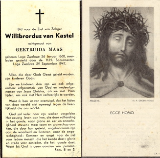 Willibrordus van Kastel Gertruida Maas