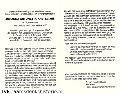 Johanna Antonetta Kastelijns- Antonius van den Heijkant