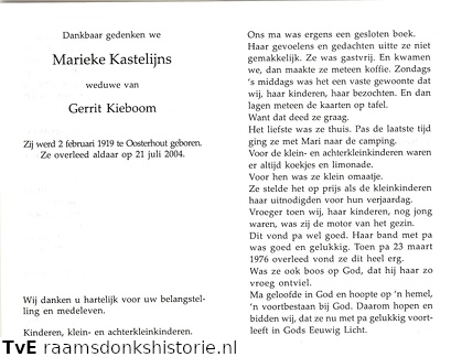 Marieke Kastelijns- Gerrit Kieboom