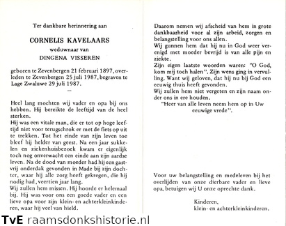 Cornelis Kavelaars Dingena Visseren
