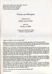 Frans van Kempen Mieke van der Vorst