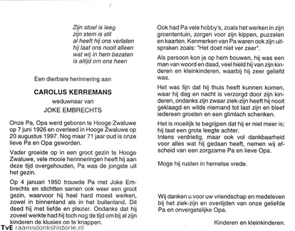 Carolus Kerremans-Joke Embrechts
