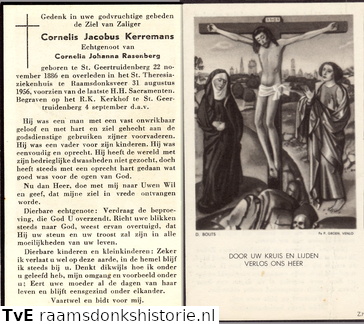 Cornelis Jacobus Kerremans Cornelia Johanna Rasenberg