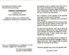 Dimphie Kerremans- Piet van den Heijkant
