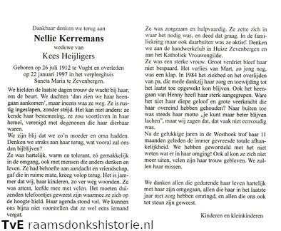 Nellie Kerremans- Kees Heijligers