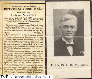 Petrus M. Kerremans Helena Verwater