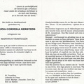 Johanna Cornelia Kerstens- Martinus Verstijlen
