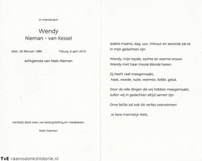 Wendy van Kessel Niels Nieman