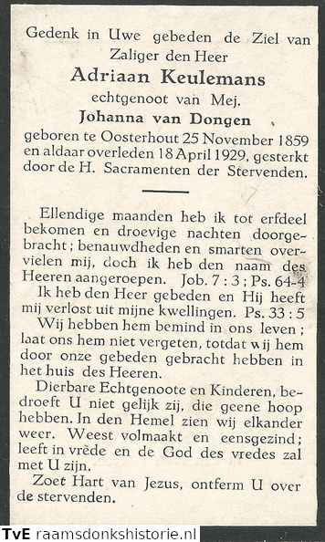Adriaan Keulemans- Johanna van Dongen