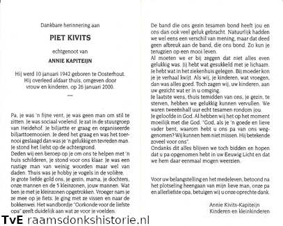 Piet Kivits Annie Kapiteijn
