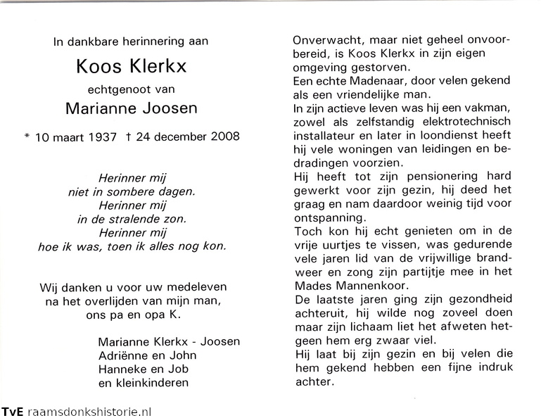 Koos Klerkx- Marianne Joosen