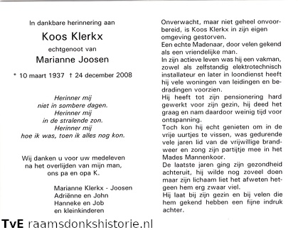 Koos Klerkx- Marianne Joosen