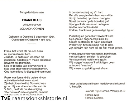 Frank Klijs- Jolanda Oomen