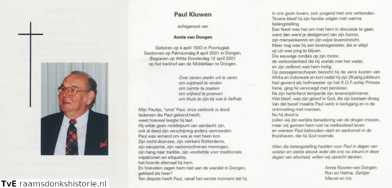Paul Kluwen- Annie van Dongen