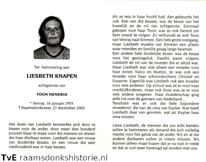 Liesbeth Knapen- Toon Hendrix