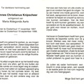 Johannes Christianus Knipscheer- Maria Aldegonda Aarts