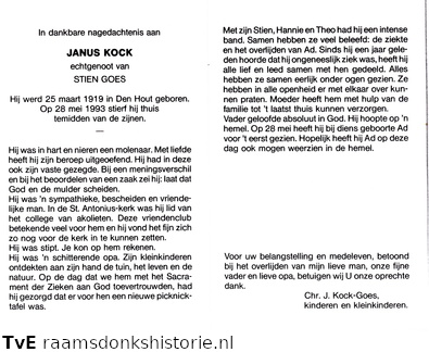 Janus Kock- Stien Goes