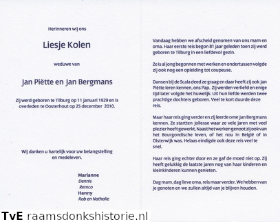 Liesje Kolen Jan Piëtte-Jan Bergmans