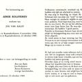 Adrie Kolsteren- Jos van Aalst