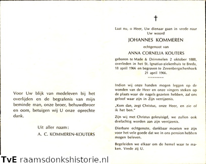 Johannes Kommeren Anna Cornelia Kouters