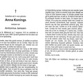 Anna Konings- Antonius Janssen