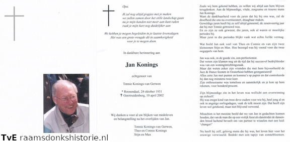 Jan Konings- Tonnie van Gerwen