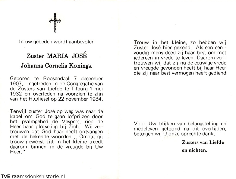 Johanna Cornelia Konings non