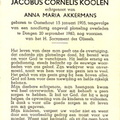Jacobus Cornelis Koolen Anna Maria Akkermans
