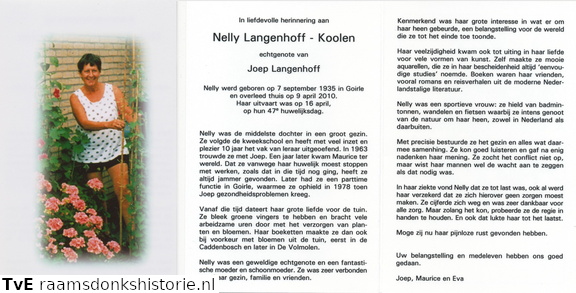 Nelly Koolen- Joep Langenhoff