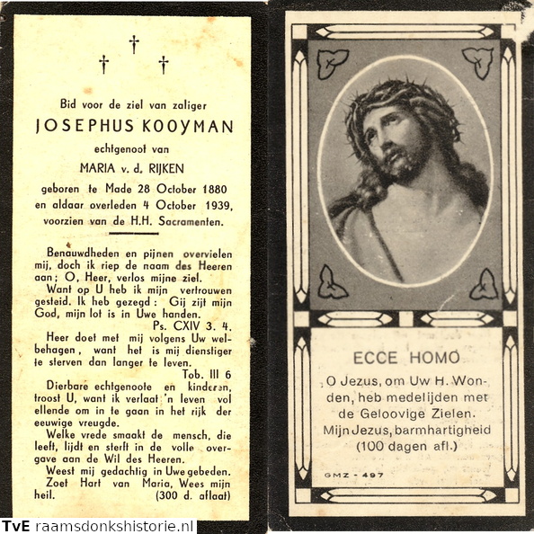Josephus Kooyman- Maria van der Rijken