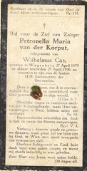 Petronella Maria van der Korput Wilhelmus Cas