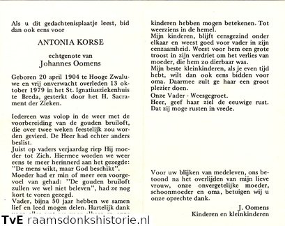 Antonia Korse Johannes Oomens