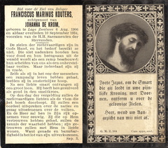Franciscus Marinus Kouters- Johanna de Krom