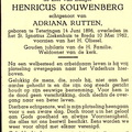 Henricus Kouwenberg Adriana Rutten