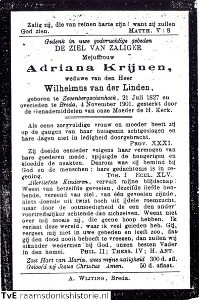 Adriana Krijnen Wilhelmus van der Linden