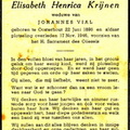 Elisabeth Henrica Krijnen- Johannes Vial