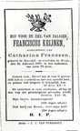 Franciscus Krijnen- Catharina Franssen