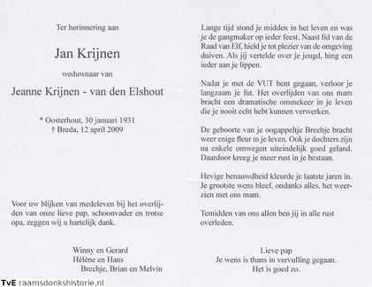 Jan Krijnen- Jeanne van den Elshout