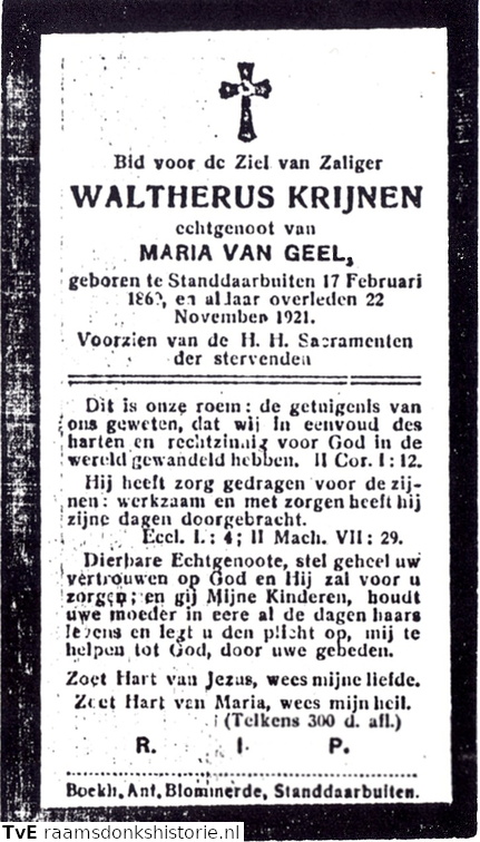 Waltherus Krijnen- Maria van Geel