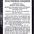 Waltherus Krijnen- Maria van Geel
