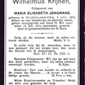 Wilhelmus Krijnen- Maria Elisabeth Jongmans